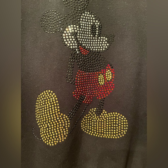 Dolce and Gabbana Mickey Mouse Rhinestone Sweatshirt - Picture 2 of 9